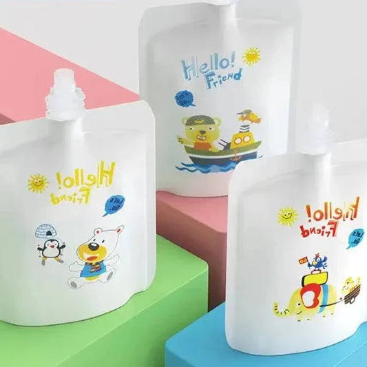 8 Pcs Sealed Complementary Food Pouch